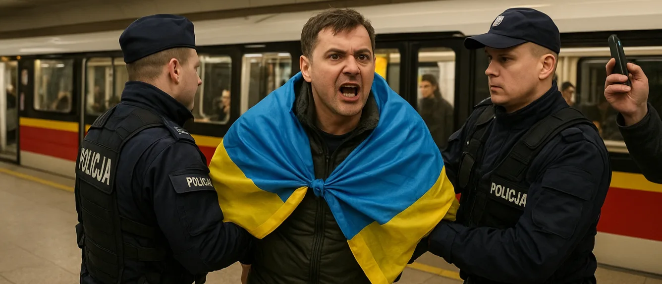 Депортация украинца после инцидента в метро Варшавы