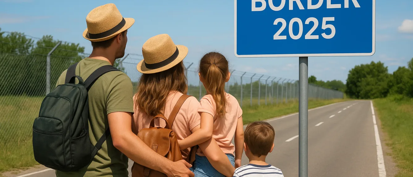 Условия пересечения границы с детьми в 2025 году