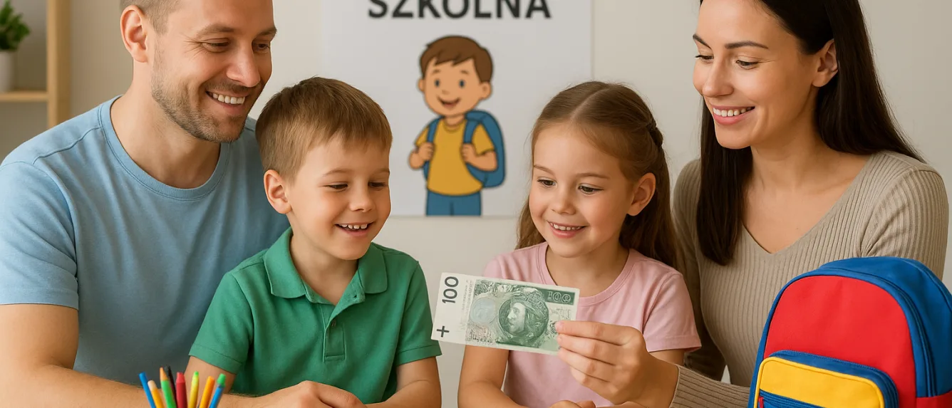 Пособие 300 злотых для школьников в Польше
