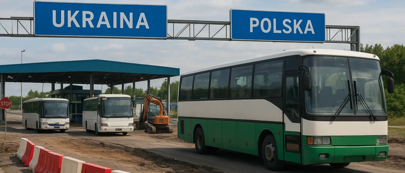 Новые правила для автобусов на границе