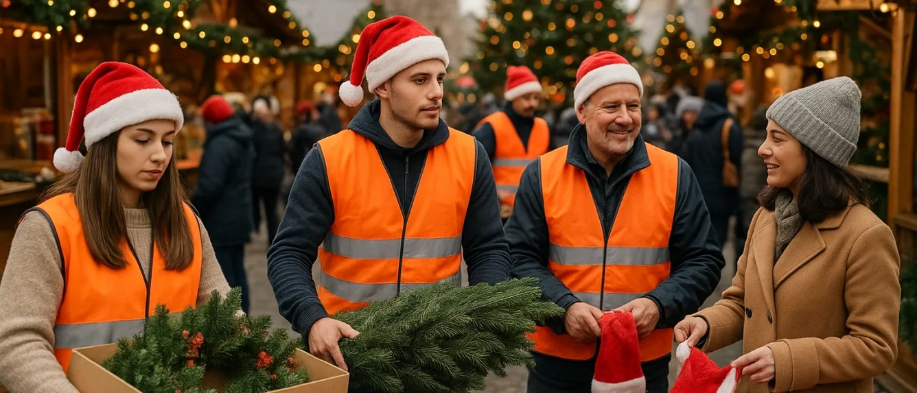 Сезонная работа перед Рождеством