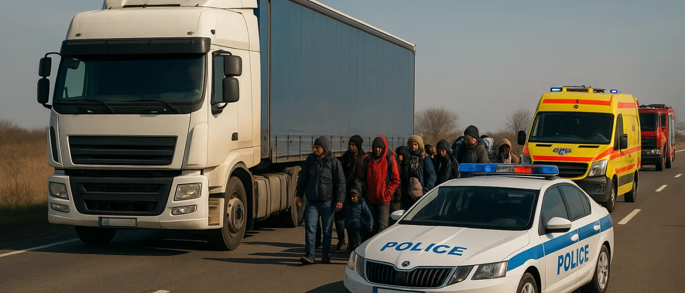 35 мигрантов обнаружены в грузовике у Познани